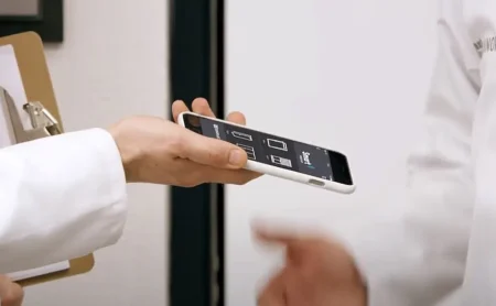 Ouverture de la porte par smartphone